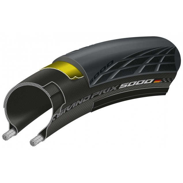 Continental buitenband GP 5000 700 x 23 vouw Continental buitenband GP 5000 700 x 23 vouw