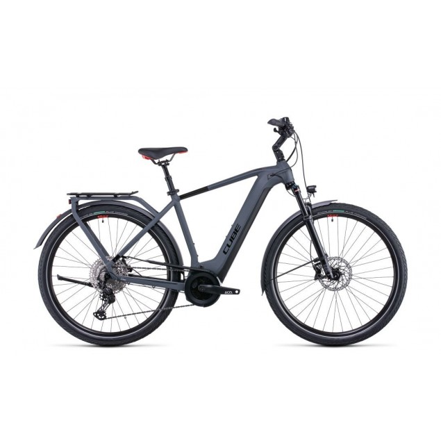 CUBE TOURING HYBRID EXC 500 GREY/RED 2022 S CUBE TOURING HYBRID EXC 500 GREY/RED 2022 S