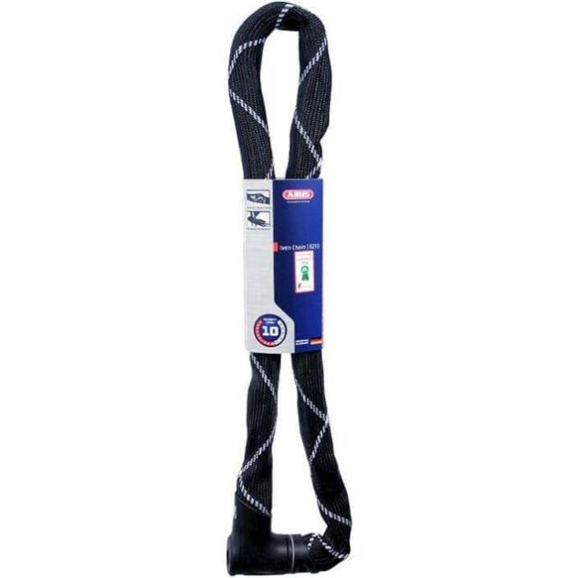 Cadenas Chaîne ABUS Iven 8210 110cm - Sécurité Moto Scooter - Chaîne Carrée 8mm