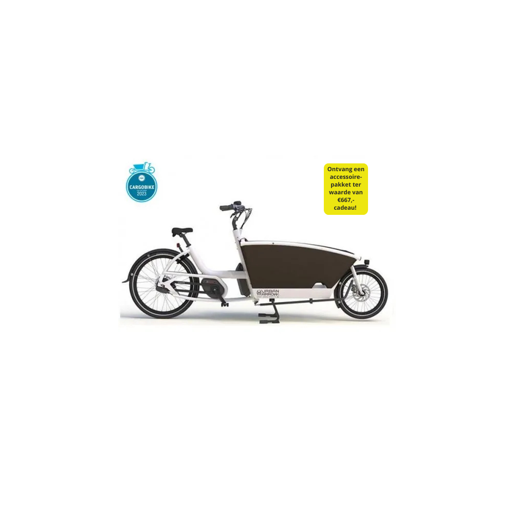 Urban Arrow Family White Bosch Cargo Line kopen bij Banierhuis, de grootste Fietsenwinkel in Utrecht.