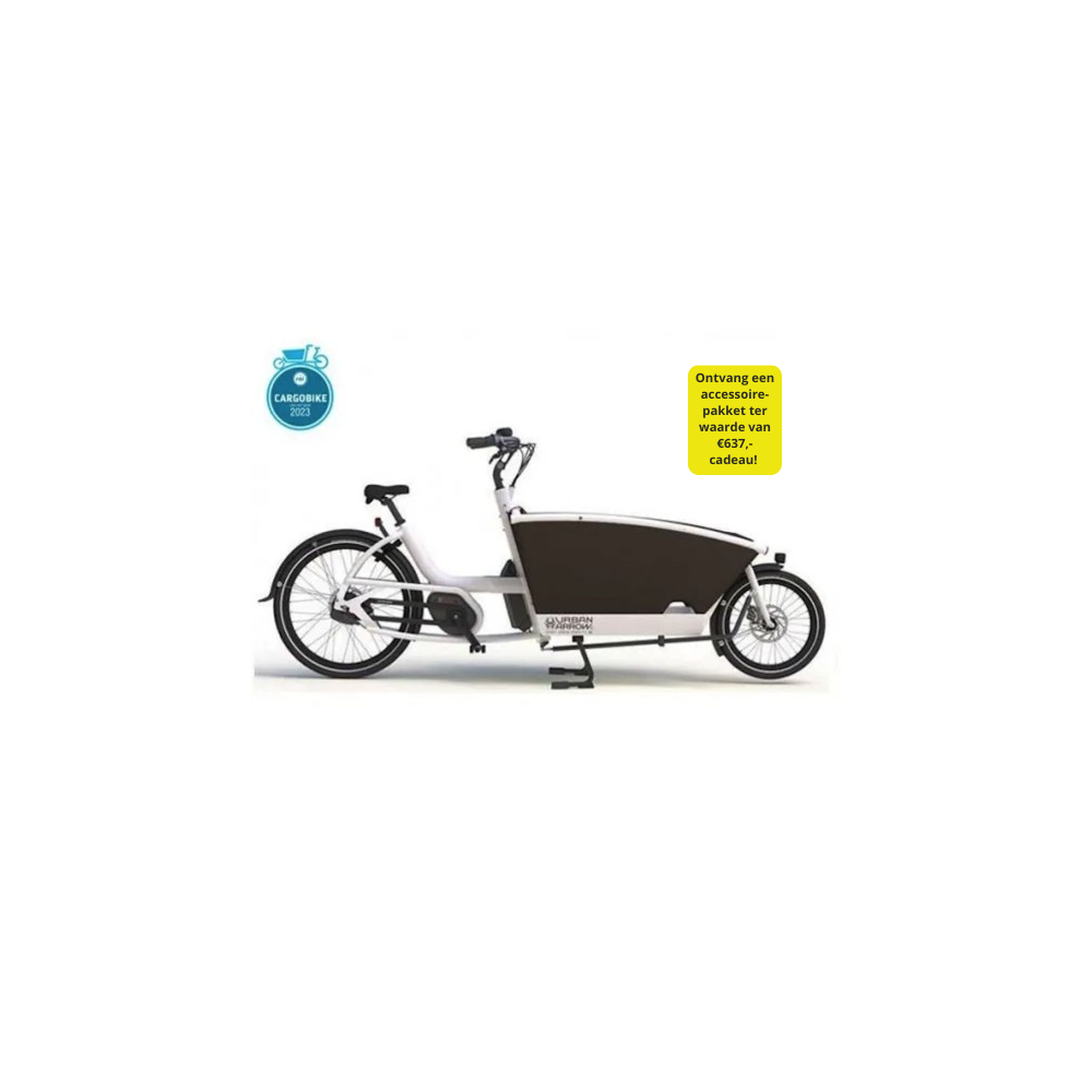 Urban Arrow Family White Bosch Cargo Line kopen bij Banierhuis, de grootste Fietsenwinkel in Utrecht.
