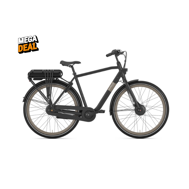 Gazelle Esprit HFB heren zwart kopen bij Banierhuis, de grootste Fietsenwinkel in Utrecht.