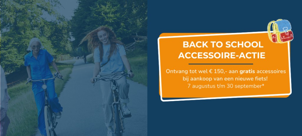 Back to school accessoire-actie: Extra voordeel voor de jeugd!