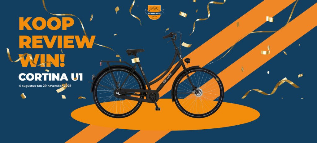 Laat een review achter en maak kans op de Cortina U1!
