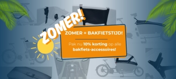 ZOMERACTIE: 10% korting op alle bakfiets-accessoires! 