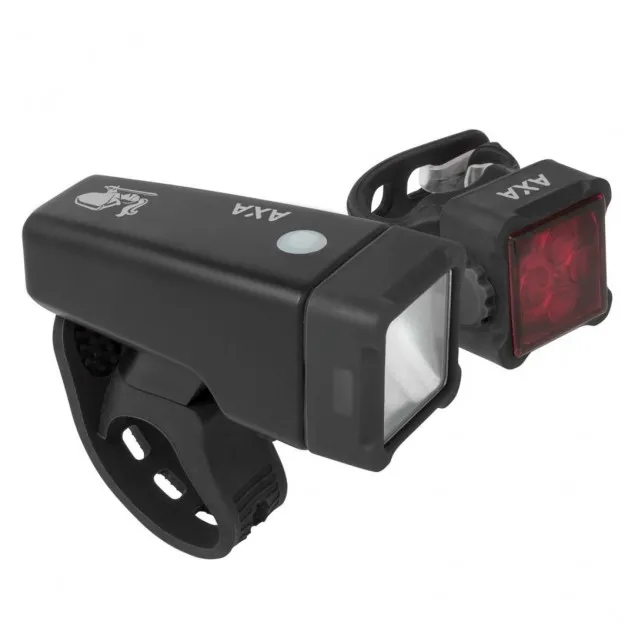 Axa verlichtingsset Niteline T4R USB