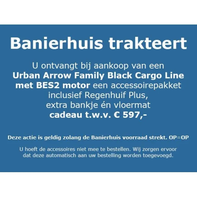 Urban Arrow Family Black Bosch Cargo Line kopen bij Banierhuis, de grootste Fietsenwinkel in Utrecht. Urban Arrow Family Black Bosch Cargo Line kopen bij Banierhuis, de grootste Fietsenwinkel in Utrecht.